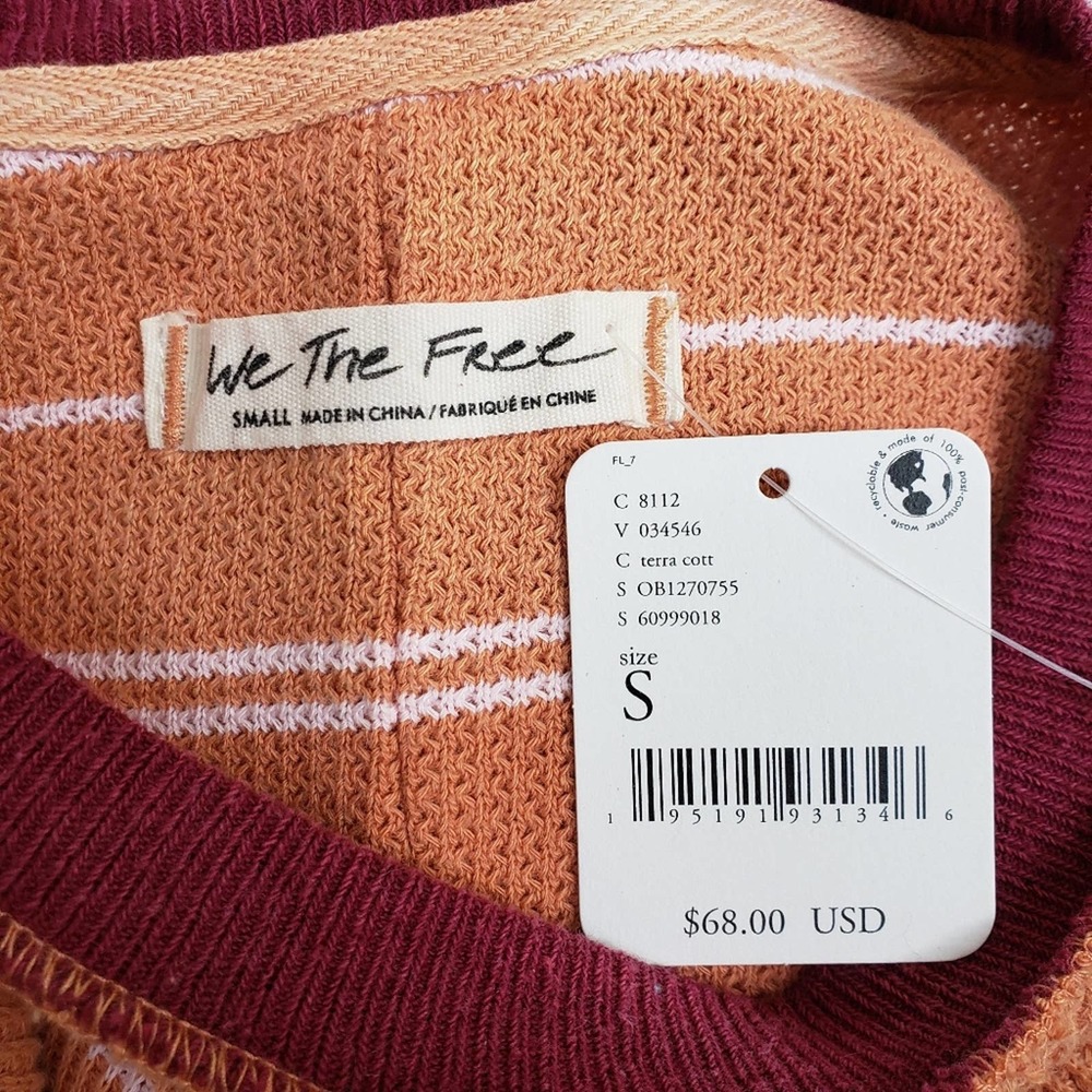 Free People We The Free Tuck It Baby Ringer T-Shirt NEW - Picture 9 of 12
